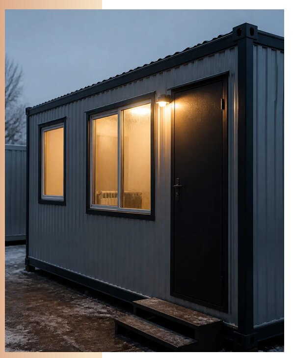 Бытовки с отоплением в Борисоглебске на заказ и в аренду